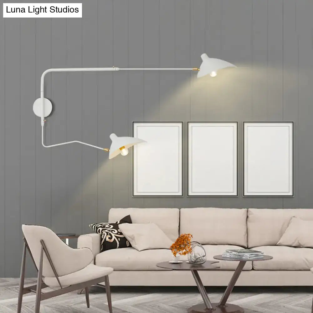 Black Articulated Wall Sconce