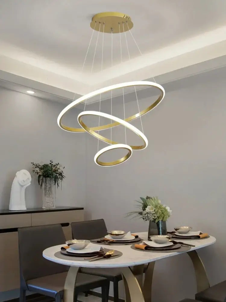 Black Circles Pendant Light