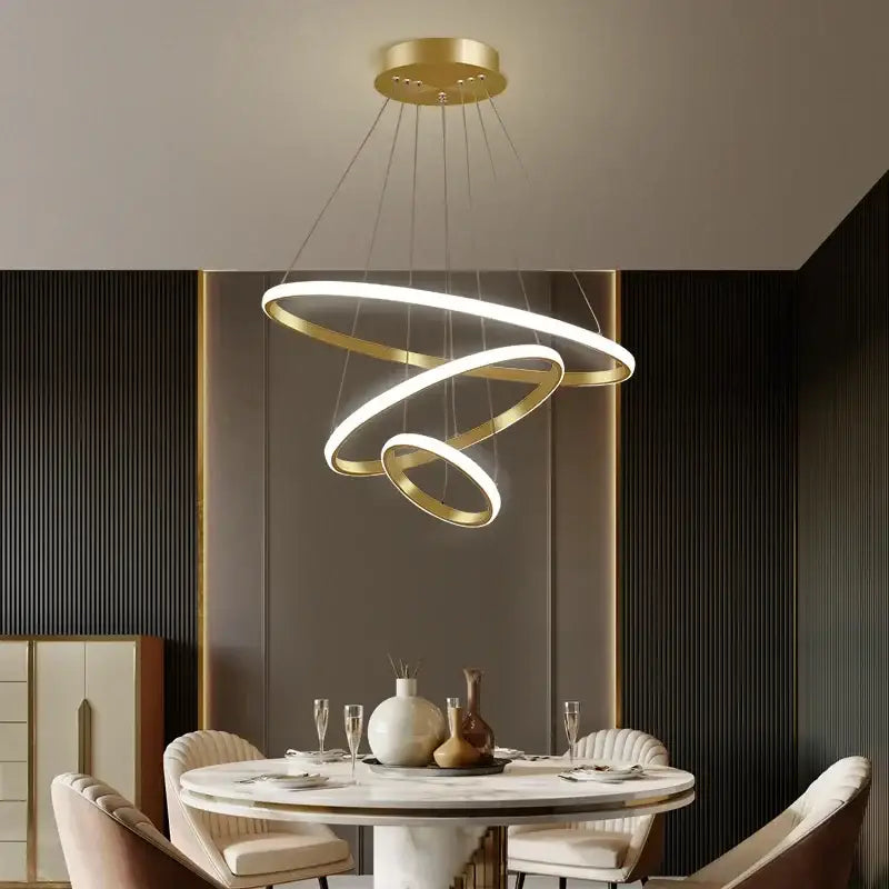 Black Circles Pendant Light