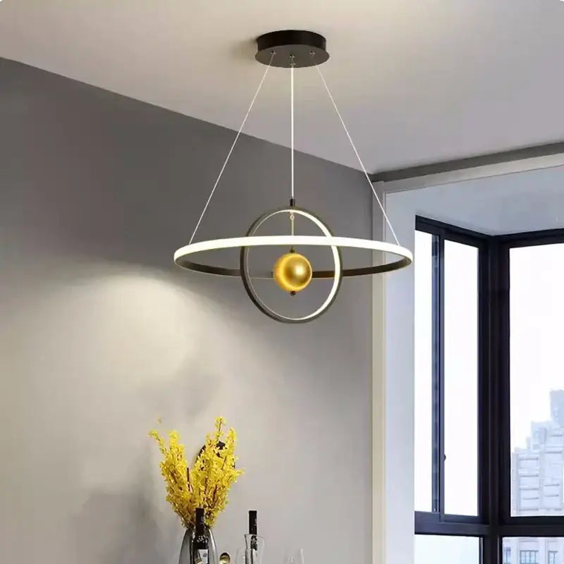Iron Ball Pendant Light