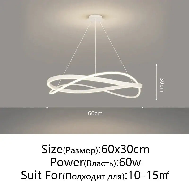Black Circular LED Pendant with Dimmable Light