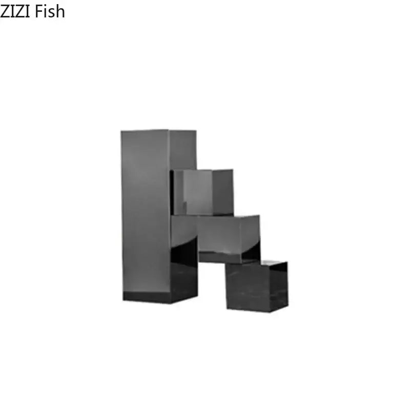 Crystal Modern Bookends Sculpture
