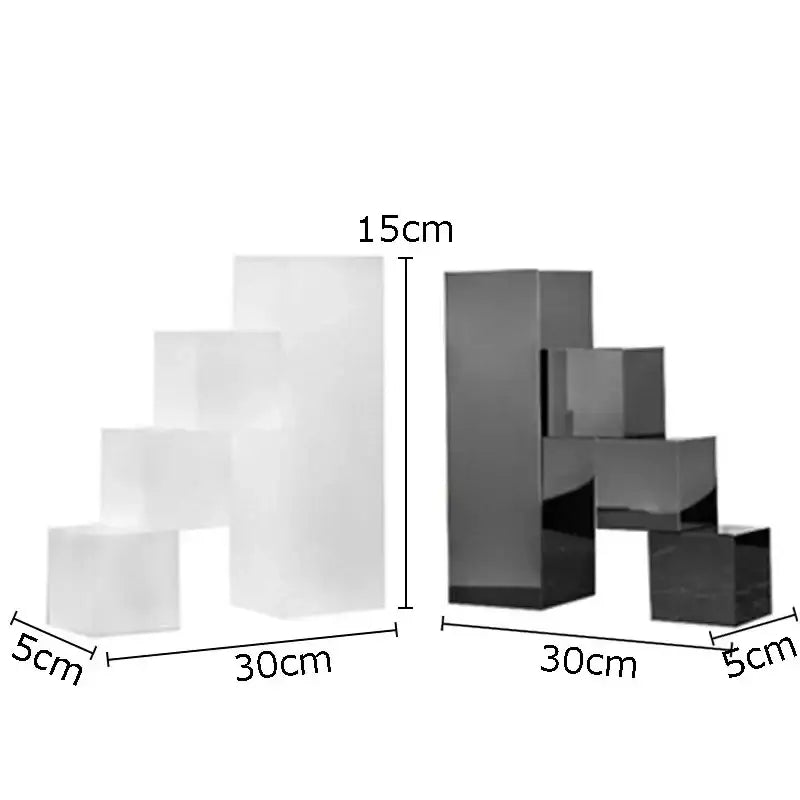 Crystal Modern Bookends Sculpture