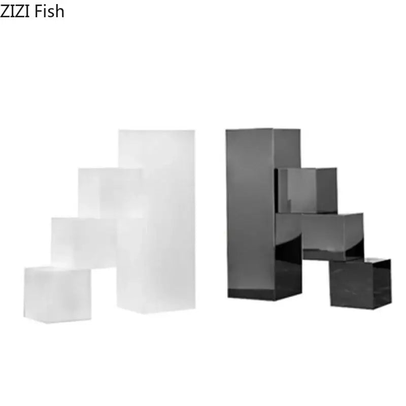 Crystal Modern Bookends Sculpture