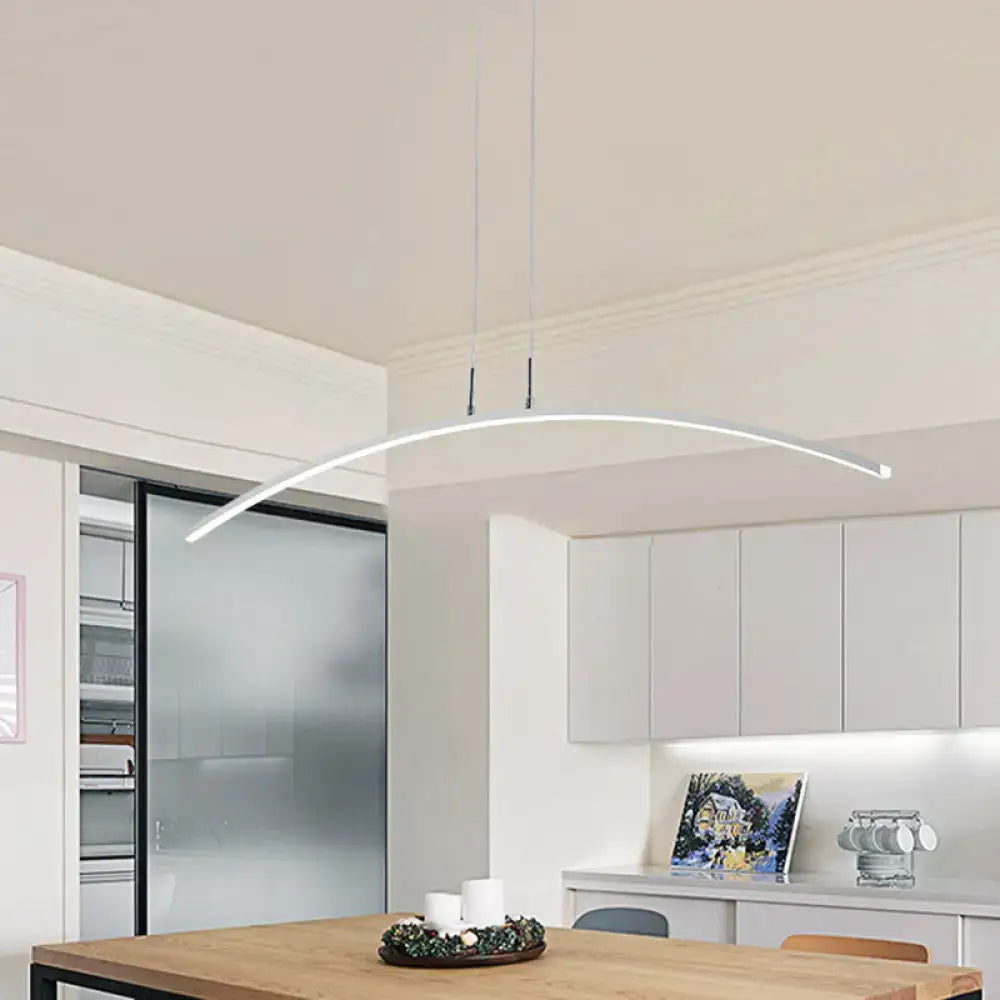 Curved LED Island Light