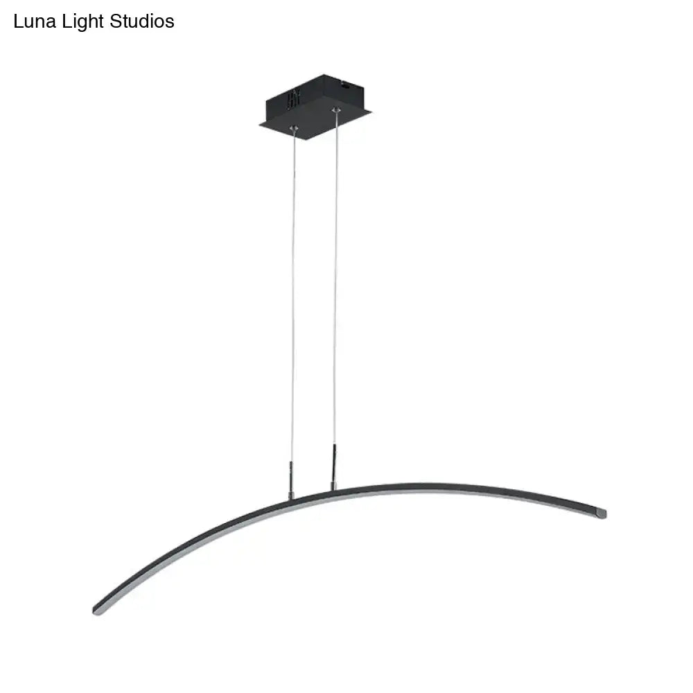 Curved LED Island Light