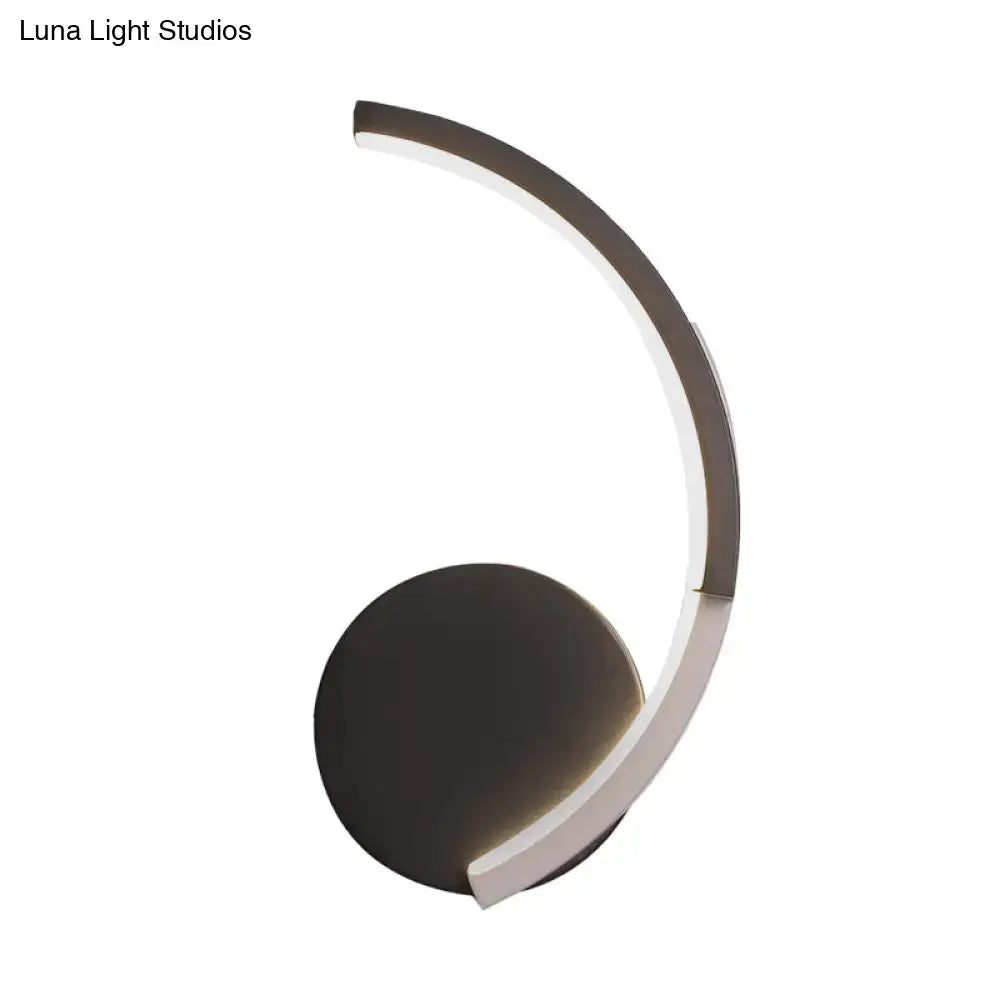 Curved LED Wall Sconce