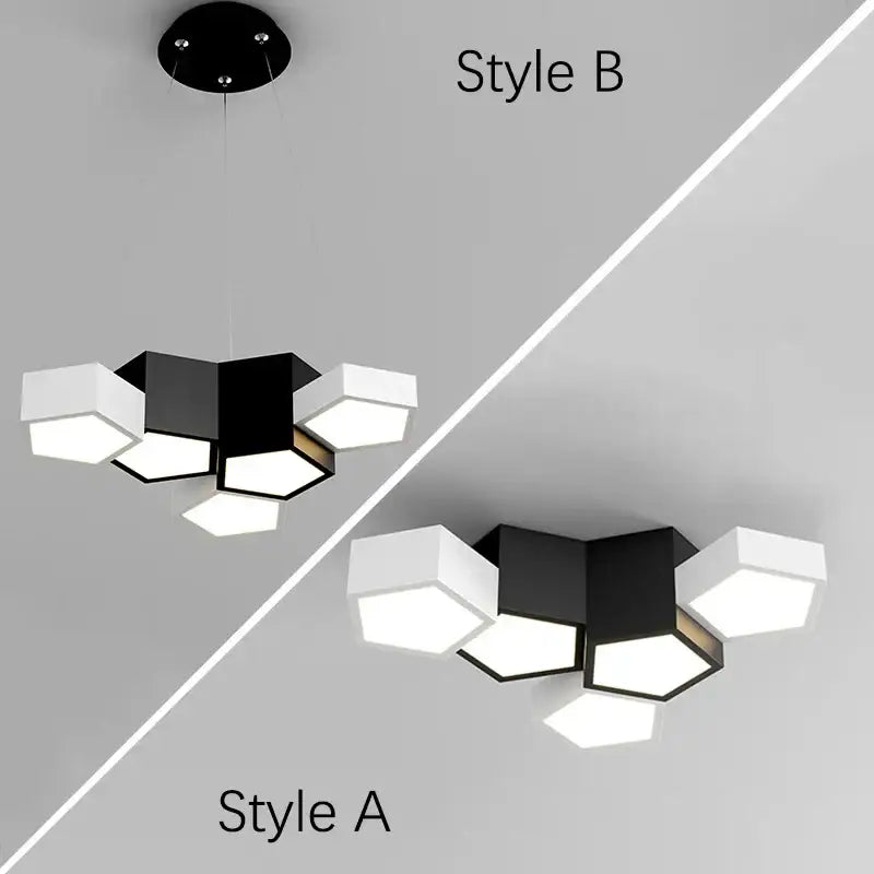Black White Diamond Chandelier