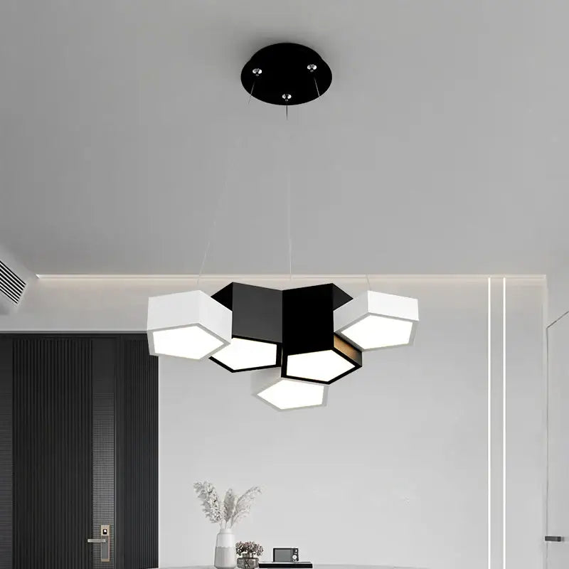 Black White Diamond Chandelier