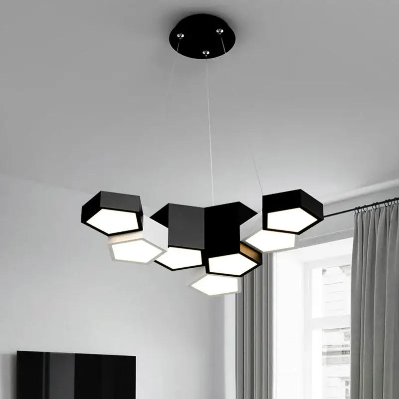Black White Diamond Chandelier