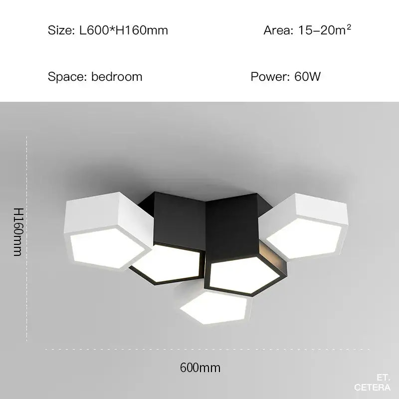 Black White Diamond Chandelier