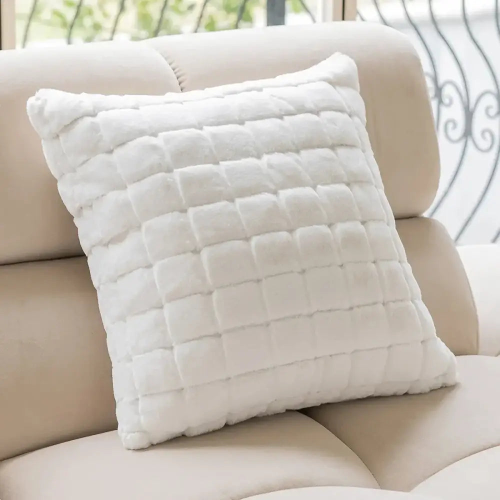 Black White Jacquard Cushion