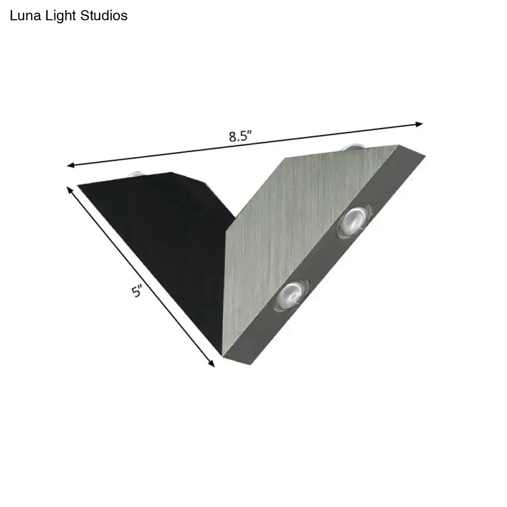 Black Metal Textured Shade Wall Lamp