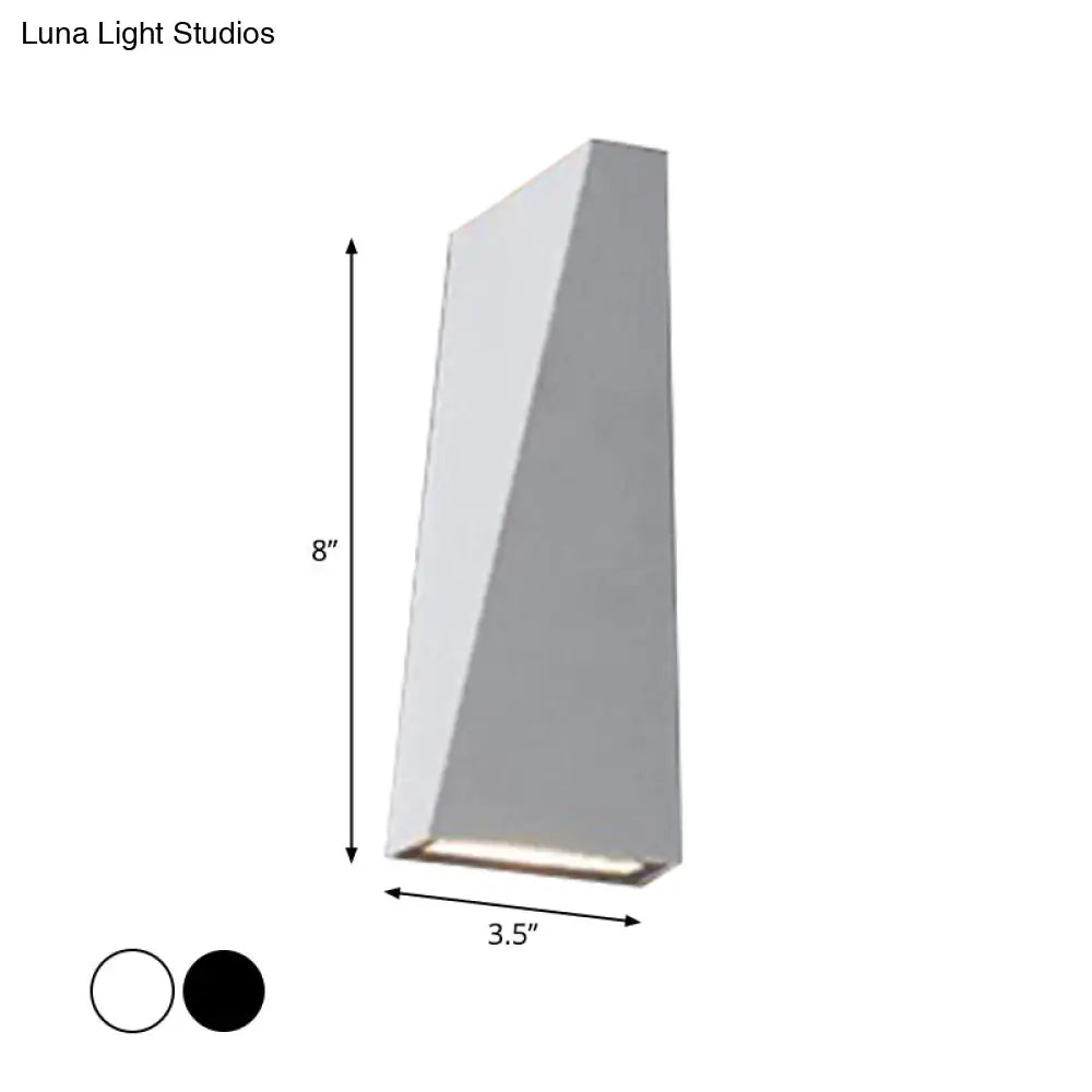 Black Geometric Wall Lamp