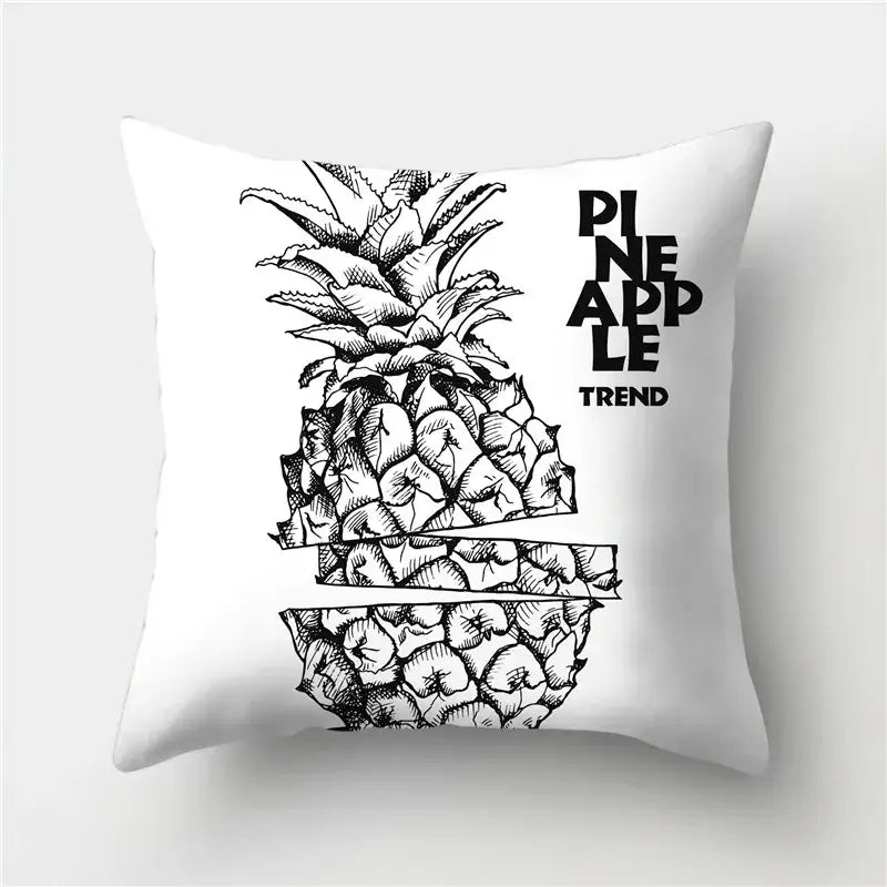 Black Gold Geometric Pillowcase