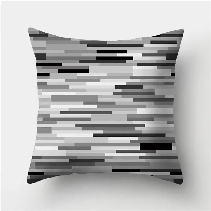 Black Gold Geometric Pillowcase