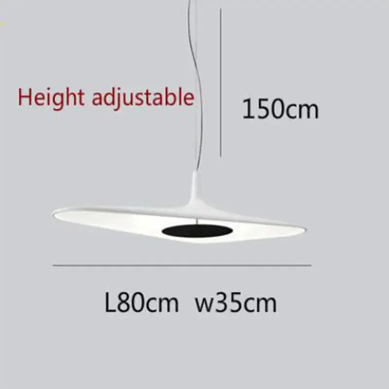 Black Irregular Pendant Light