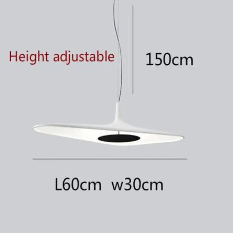 Black Irregular Pendant Light