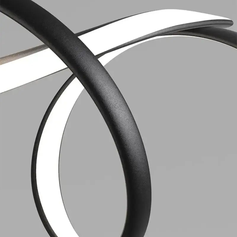 Black LED Pendant Chandelier Alexa 1160mm