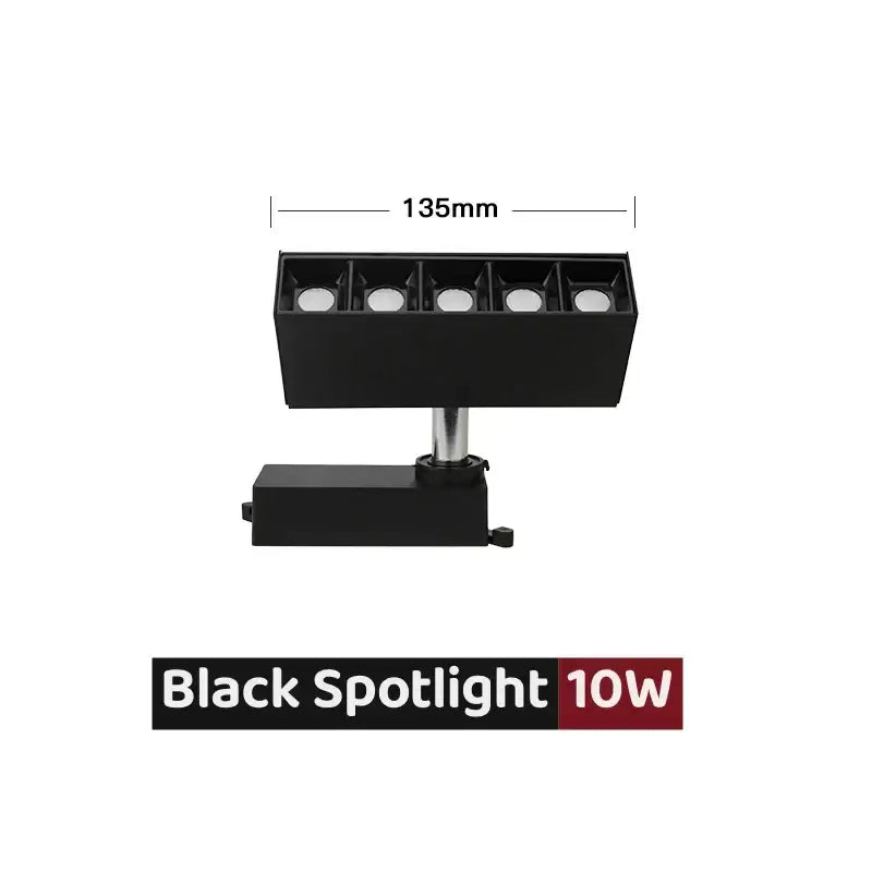 Black Linear Adjustable Track Light