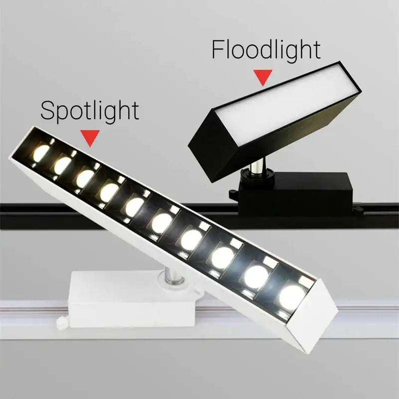 Black Linear Adjustable Track Light