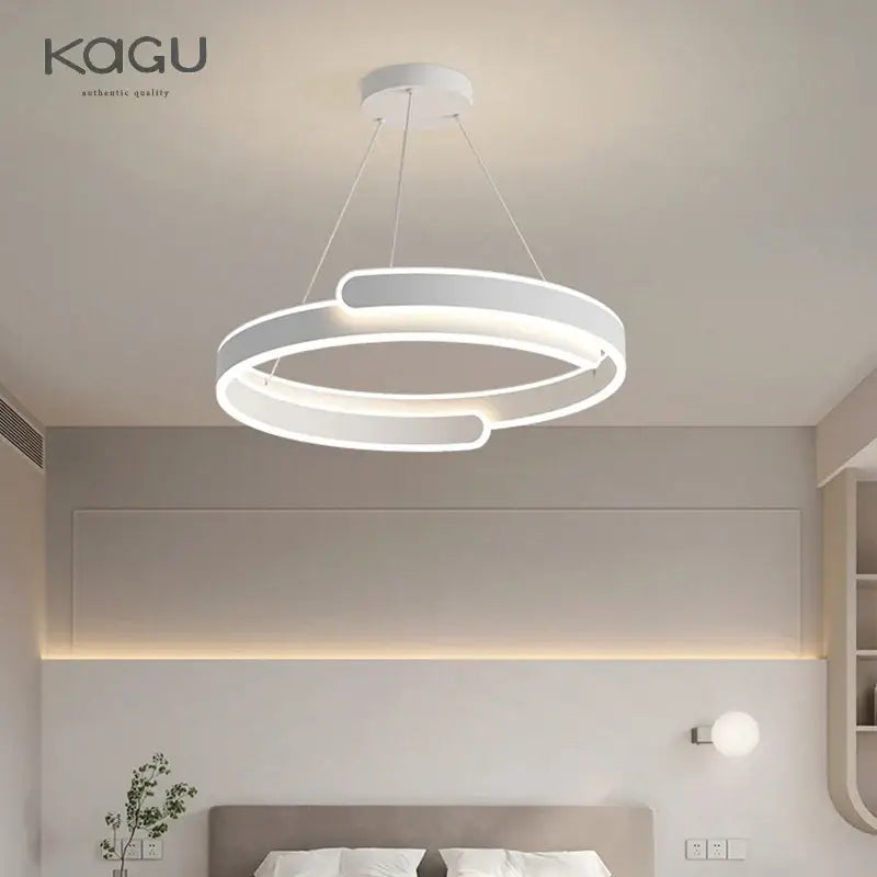 Black LED Ring Pendant