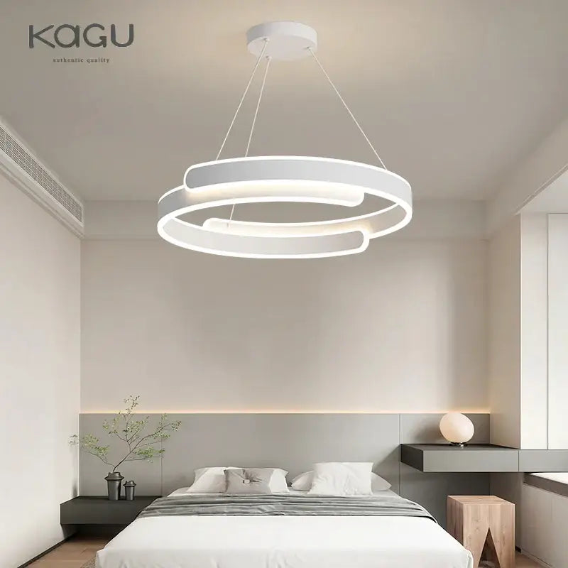 Black LED Ring Pendant