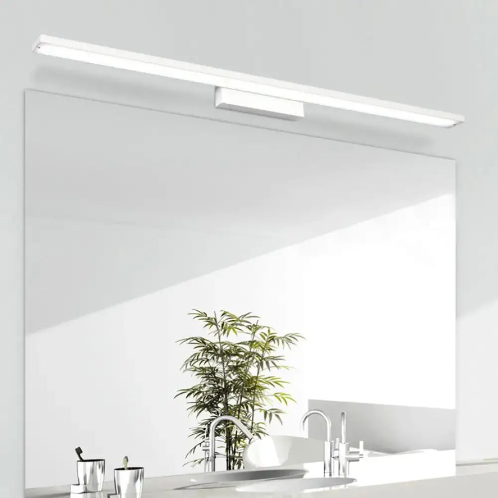 White Acrylic Vanity Light Slim Four-Size