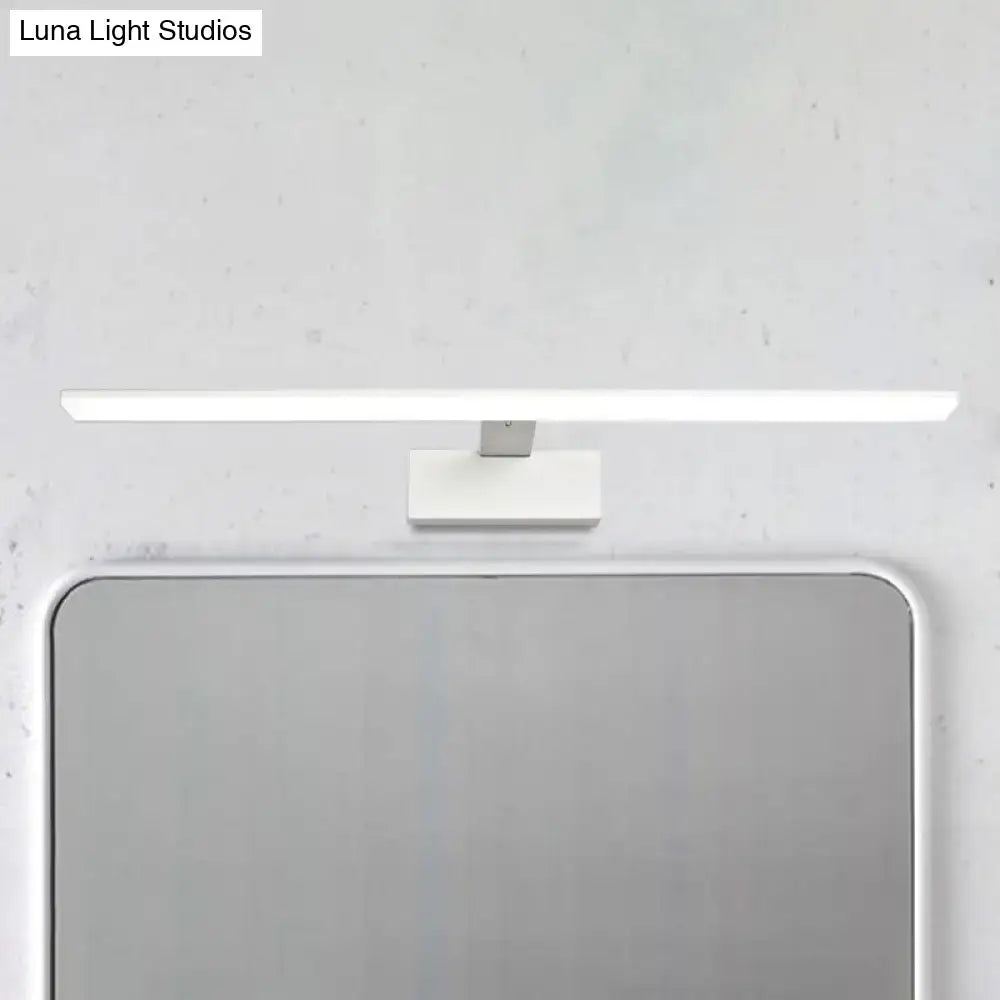 Black Glass Vanity Light