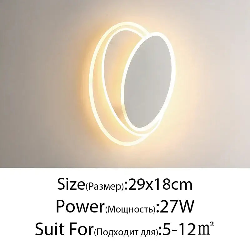 Black Sculptural LED Lamp