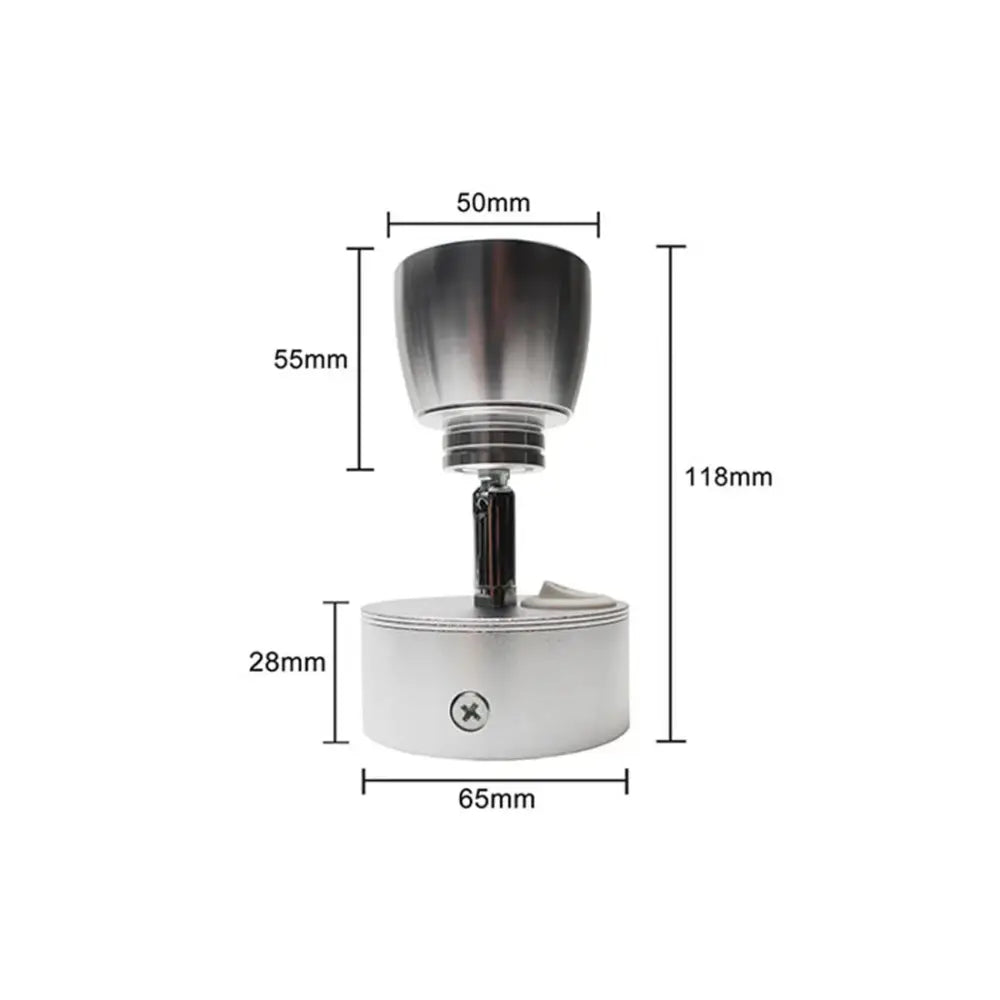 Black Motion Sensor Wall Lamp
