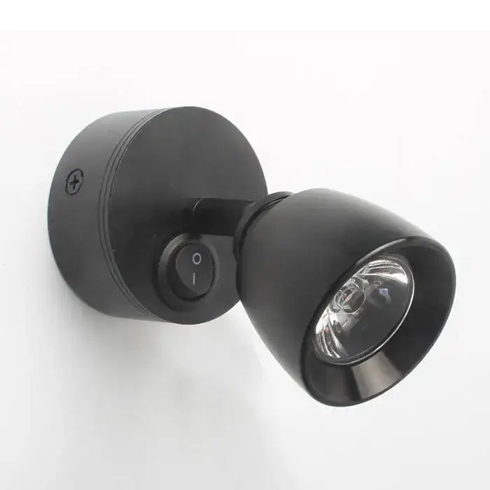 Black Motion Sensor Wall Lamp