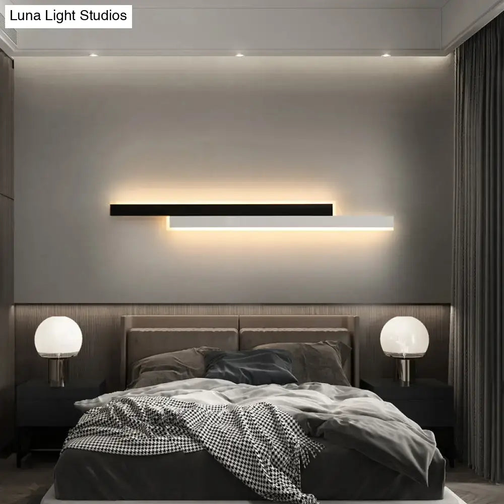 Black Linear Corridor Light