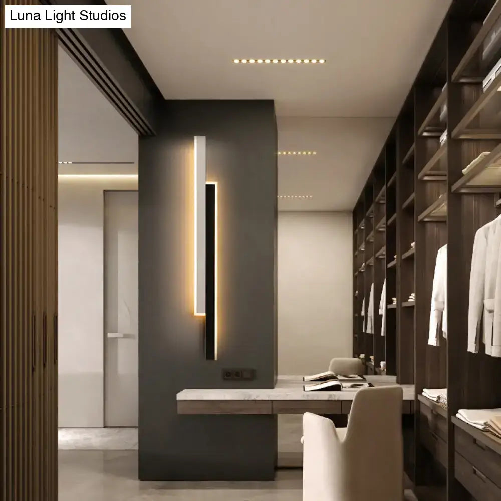 Black Linear Corridor Light