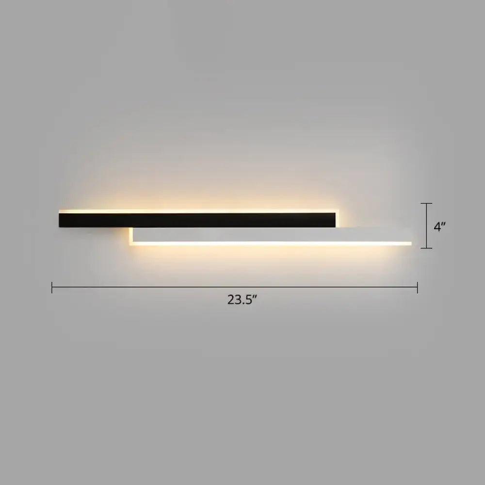 Black Linear Corridor Light