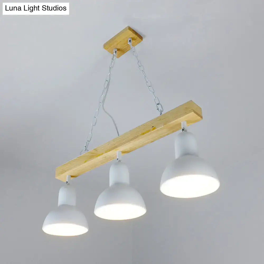 Black White Industrial Pendant