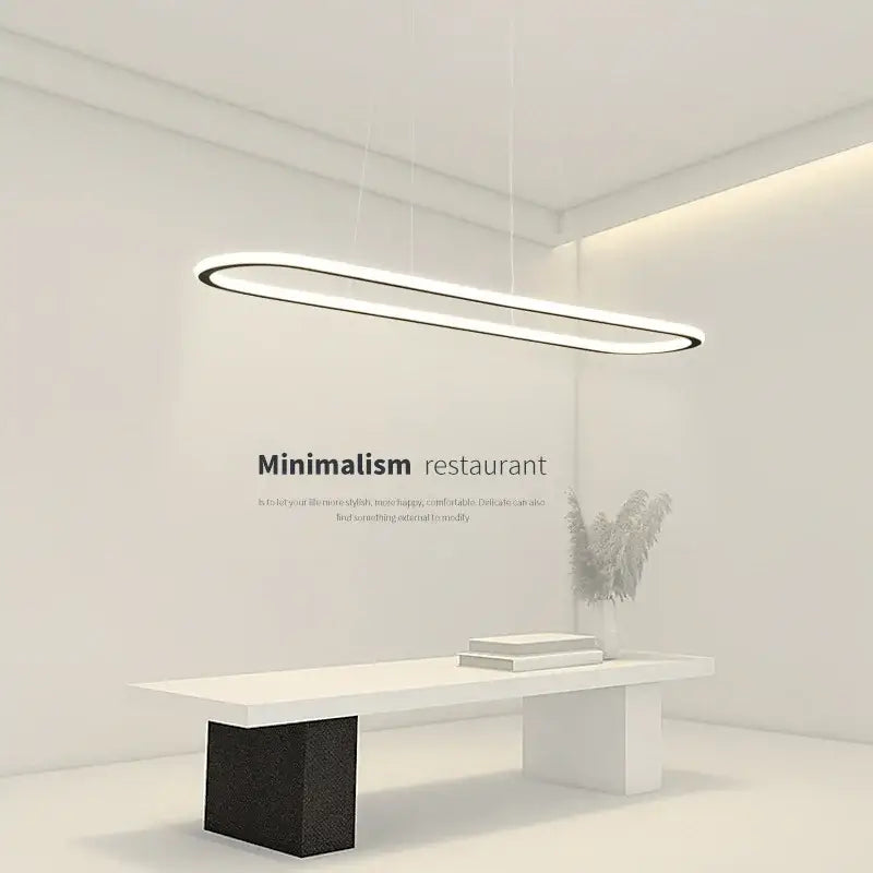 Gold Oval LED Chandelier