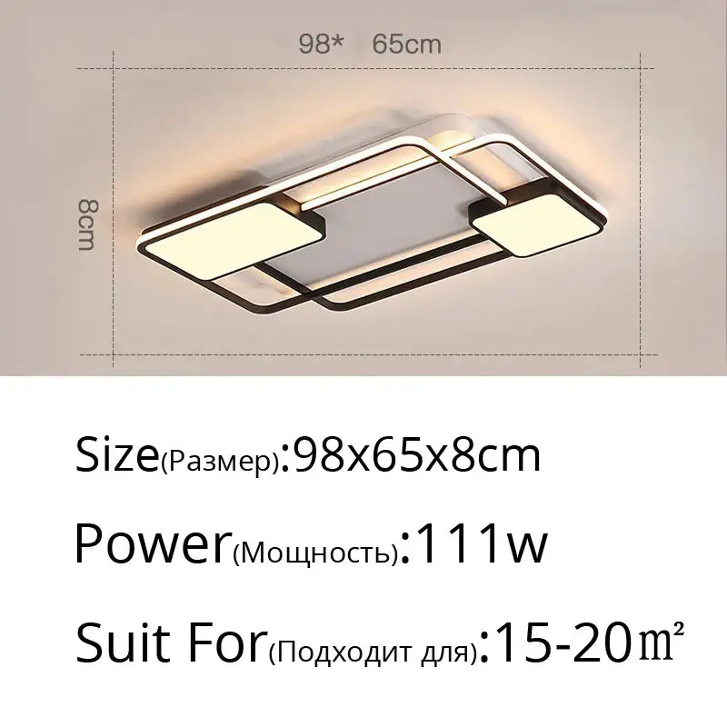 White Rectangular LED Light