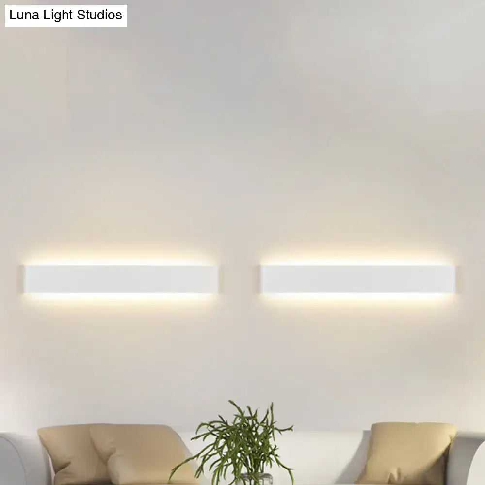 Black Rectangular Wall Lamp