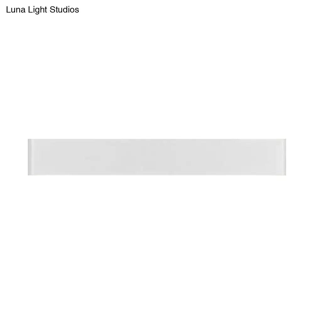 Black Rectangular Wall Lamp