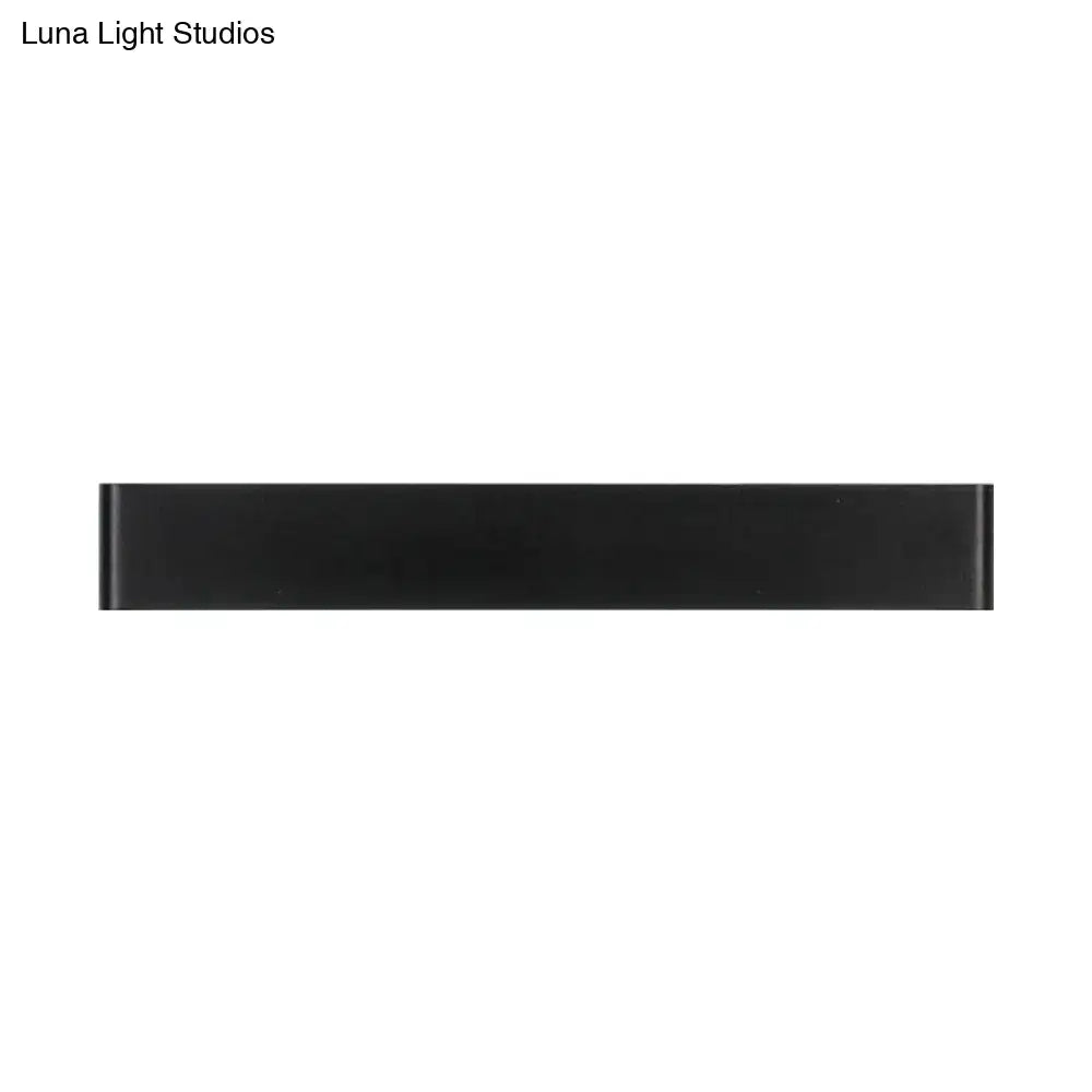 Black Rectangular Wall Lamp