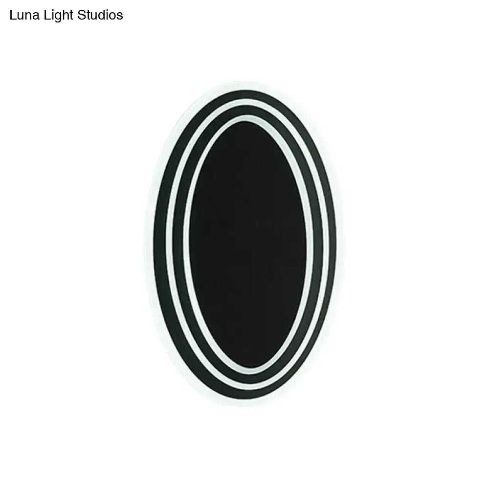 Black White Wall Light