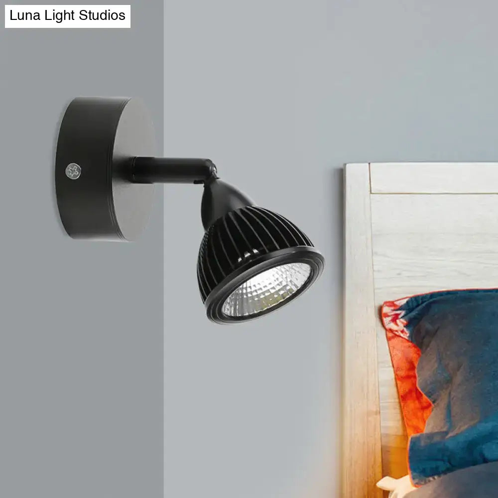 Black LED Wall Spotlight