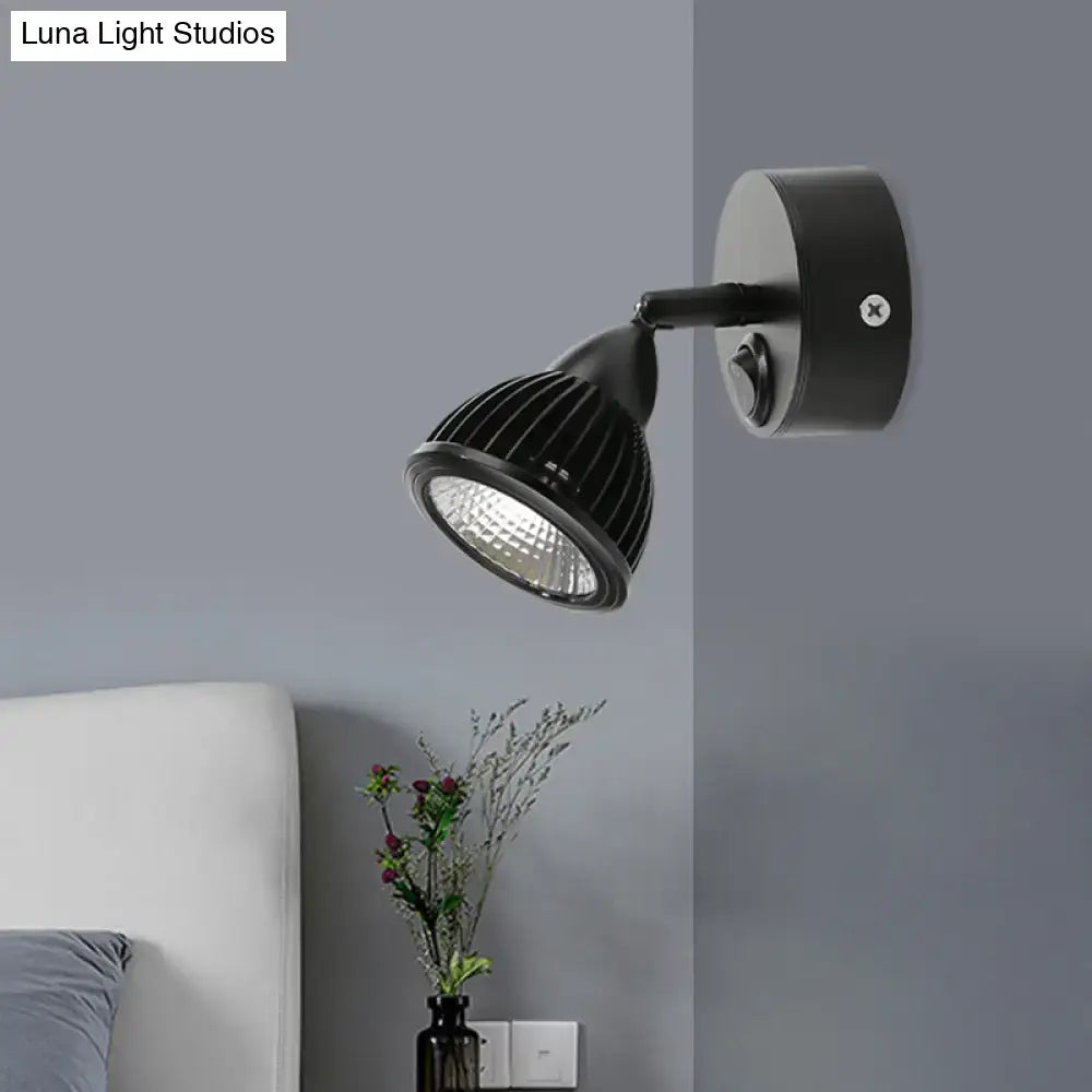 Black LED Wall Spotlight