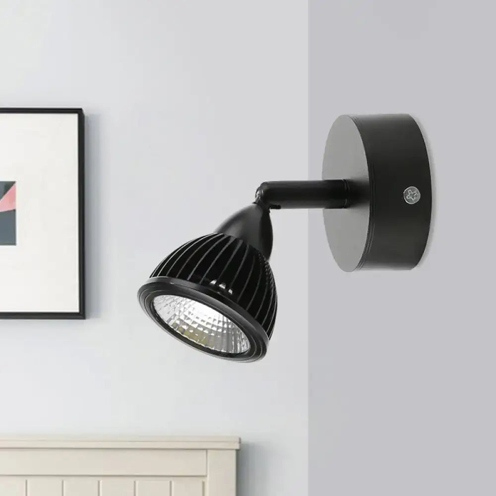 Black LED Wall Spotlight