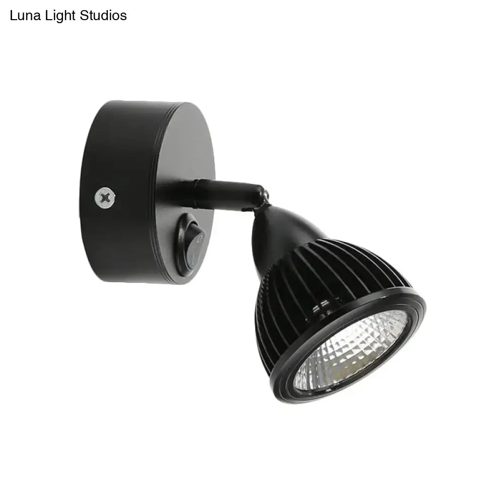 Black LED Wall Spotlight