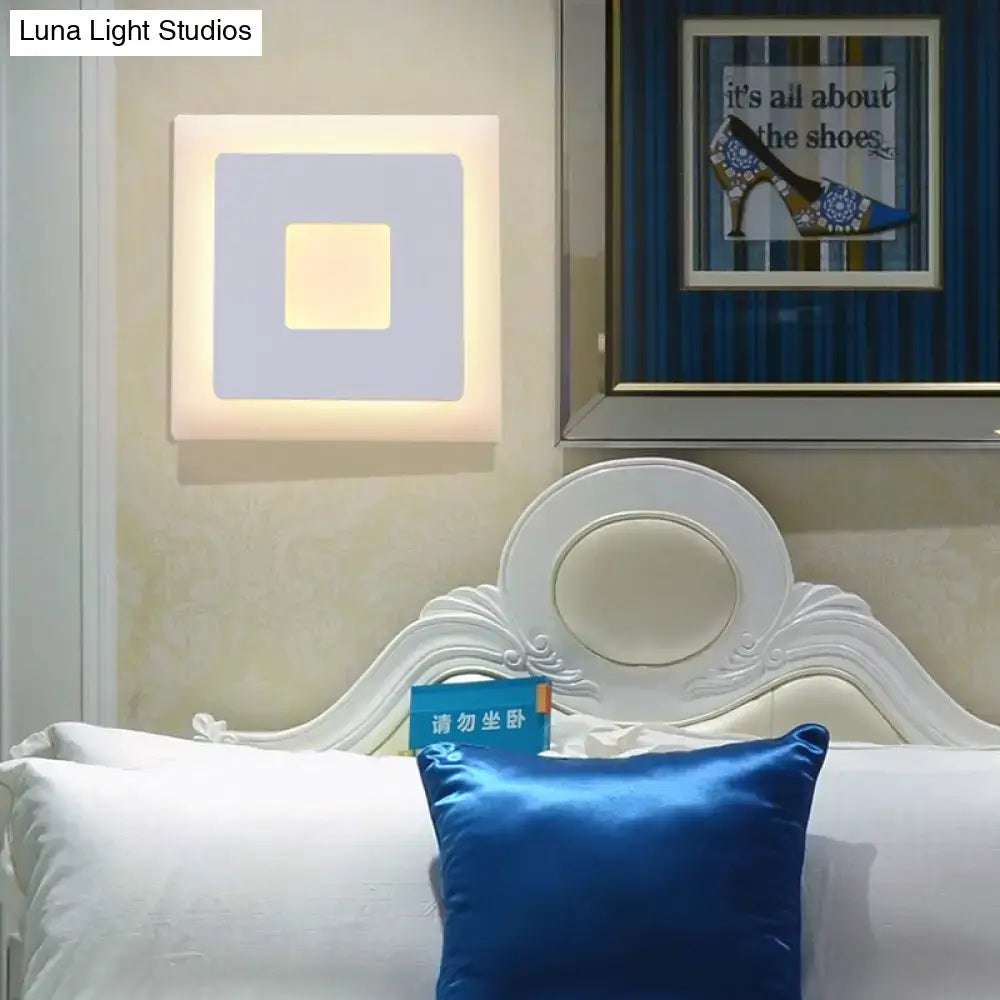 Acrylic Square Wall Sconce