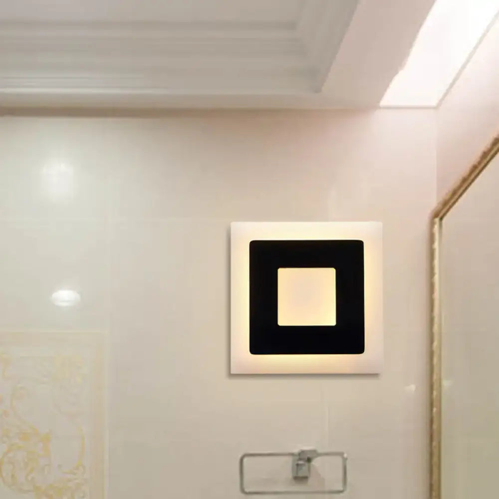 Acrylic Square Wall Sconce