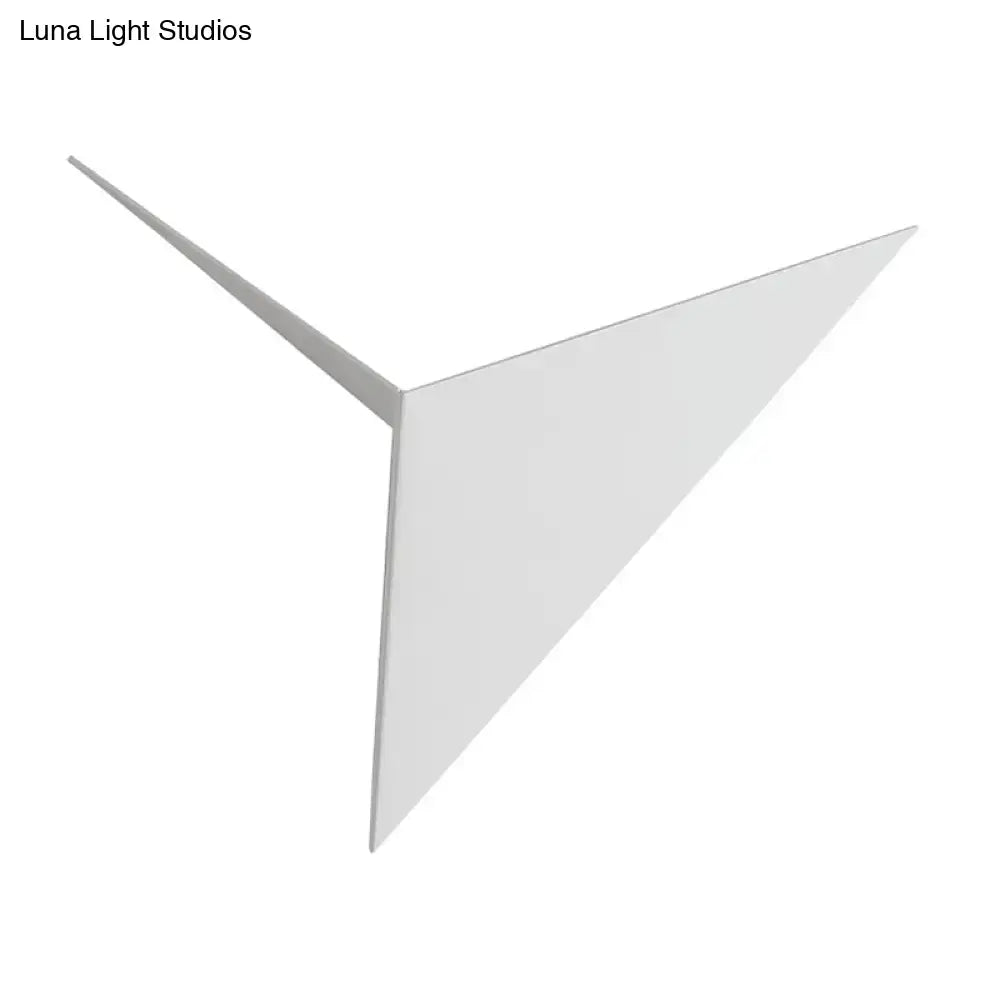 Triangle Sheet Wall Lamp Sturdy Acrylic Build
