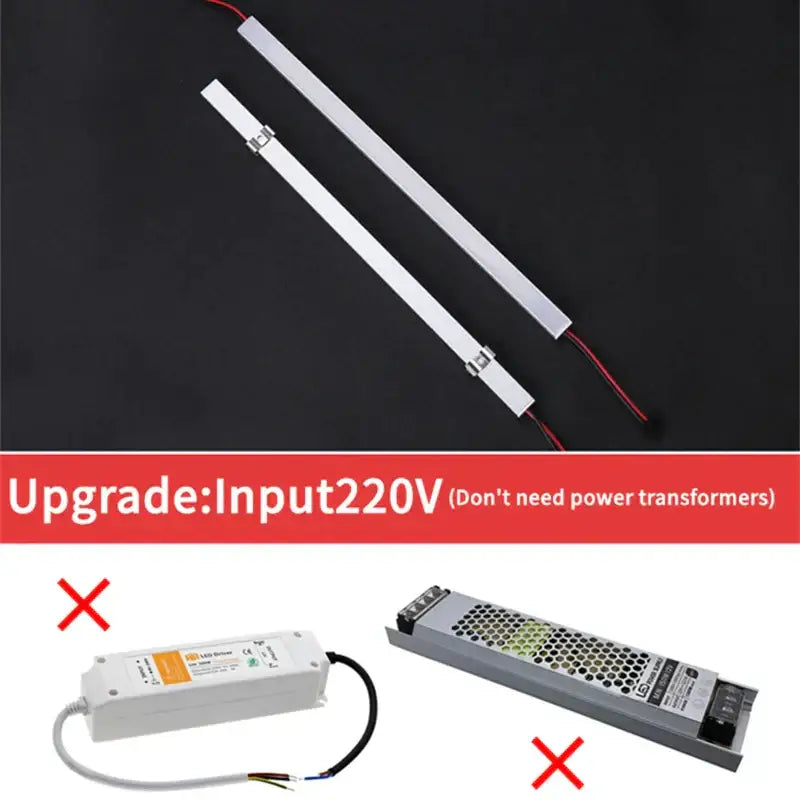 Black Linear Bar Light